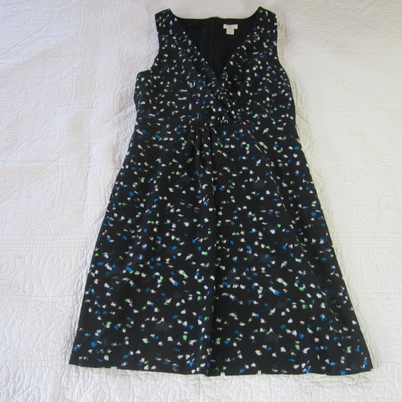 J. Crew Factory Dresses & Skirts - J. Crew Dress 6 Wrap Front Painted Dots